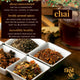 Chai Tea - 5 Tea  Sampler Box, Gift Set - Loose