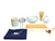 Ultimate Matcha Set - Complete 9-piece matcha ceremony set with bowl, whisk, sifter, tray, and accessories—your full matcha ritual in one elegant collection.