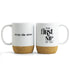 The First Sip of Tea Mug, Ceramic & Cork, 13 oz